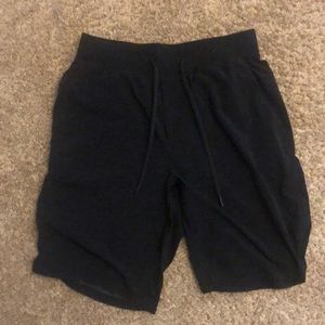 Lululemon lined black shorts